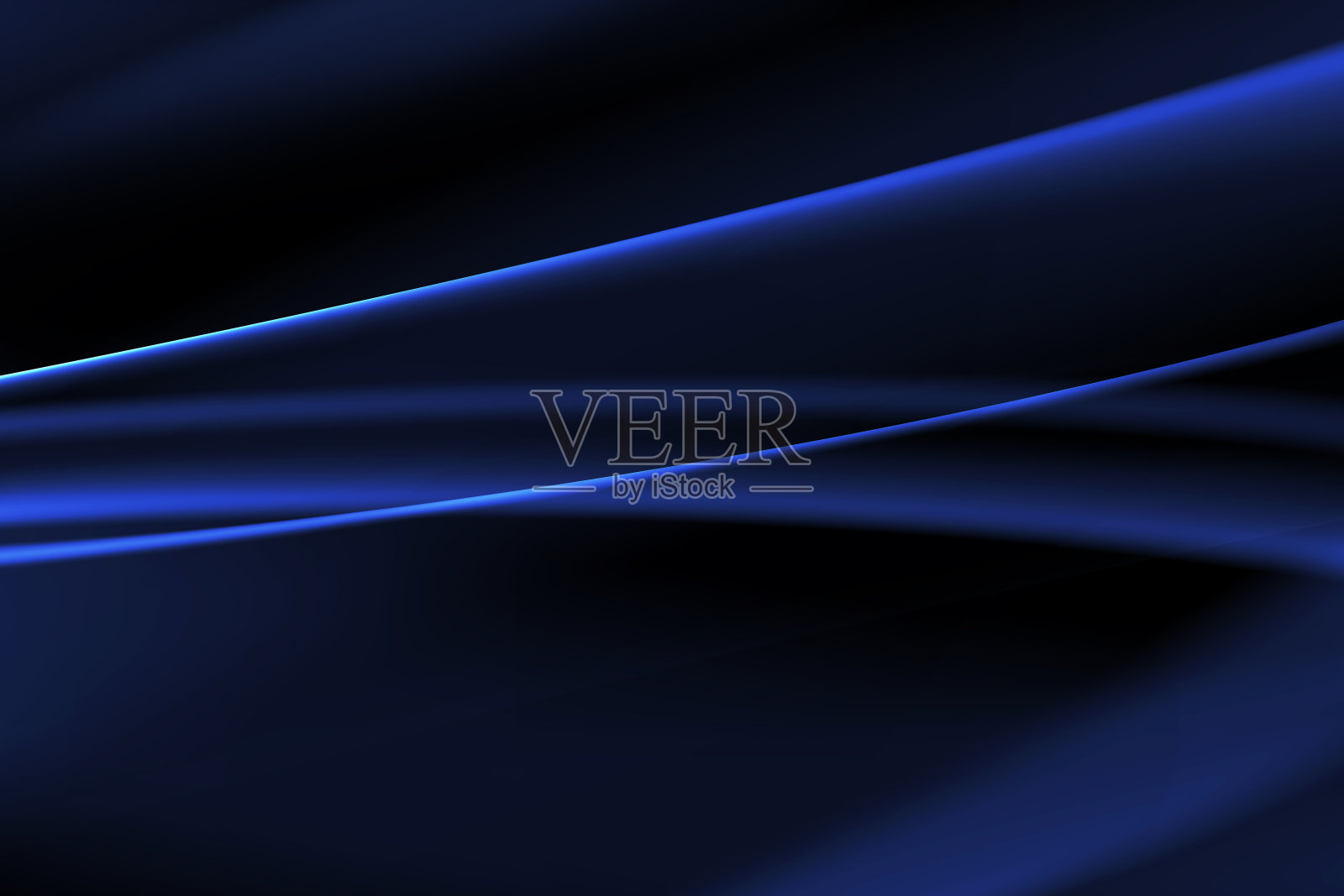 在黑暗背景上的抽象发光线。照片摄影图片