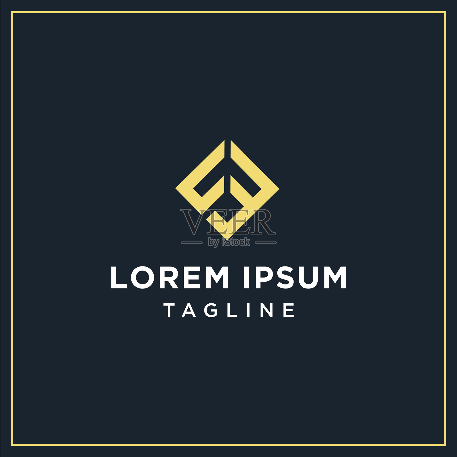 Ce或fe方形标志插画图片素材