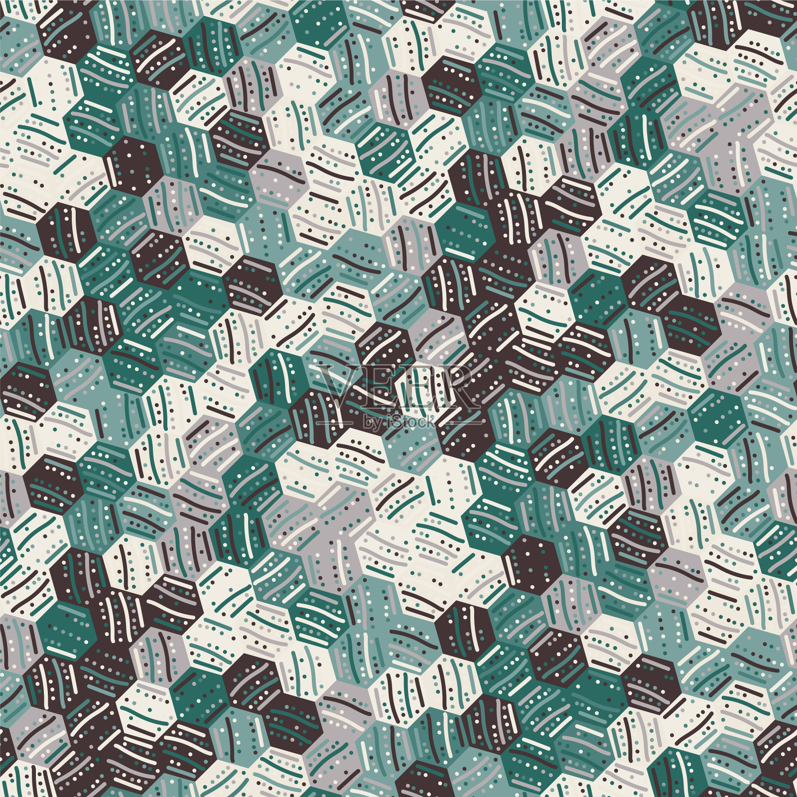 无缝抽象时髦的图案表面印刷插画图片素材