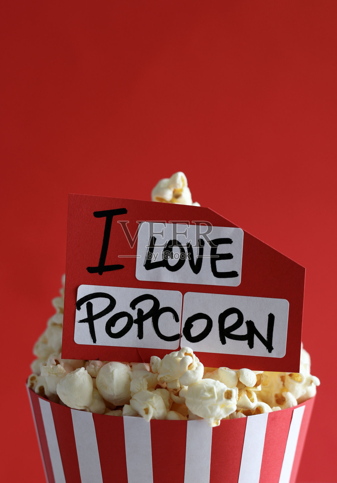 爆米花。照片摄影图片