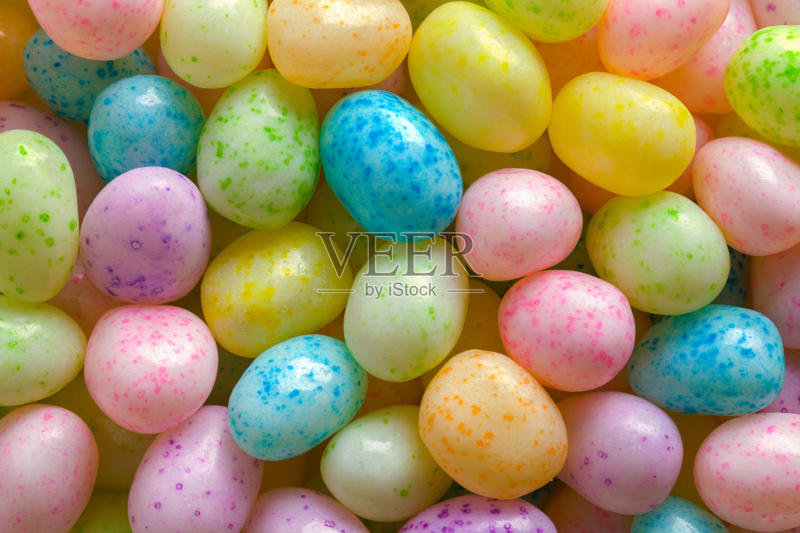 复活节彩蛋果冻豆背景照片摄影图片