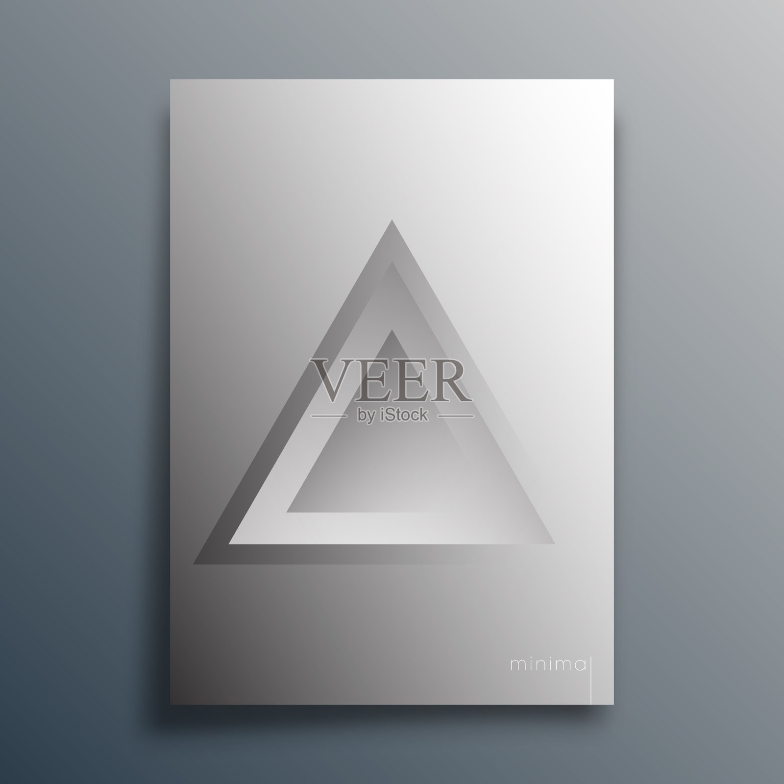 极简设计的传单海报小册子插画图片素材