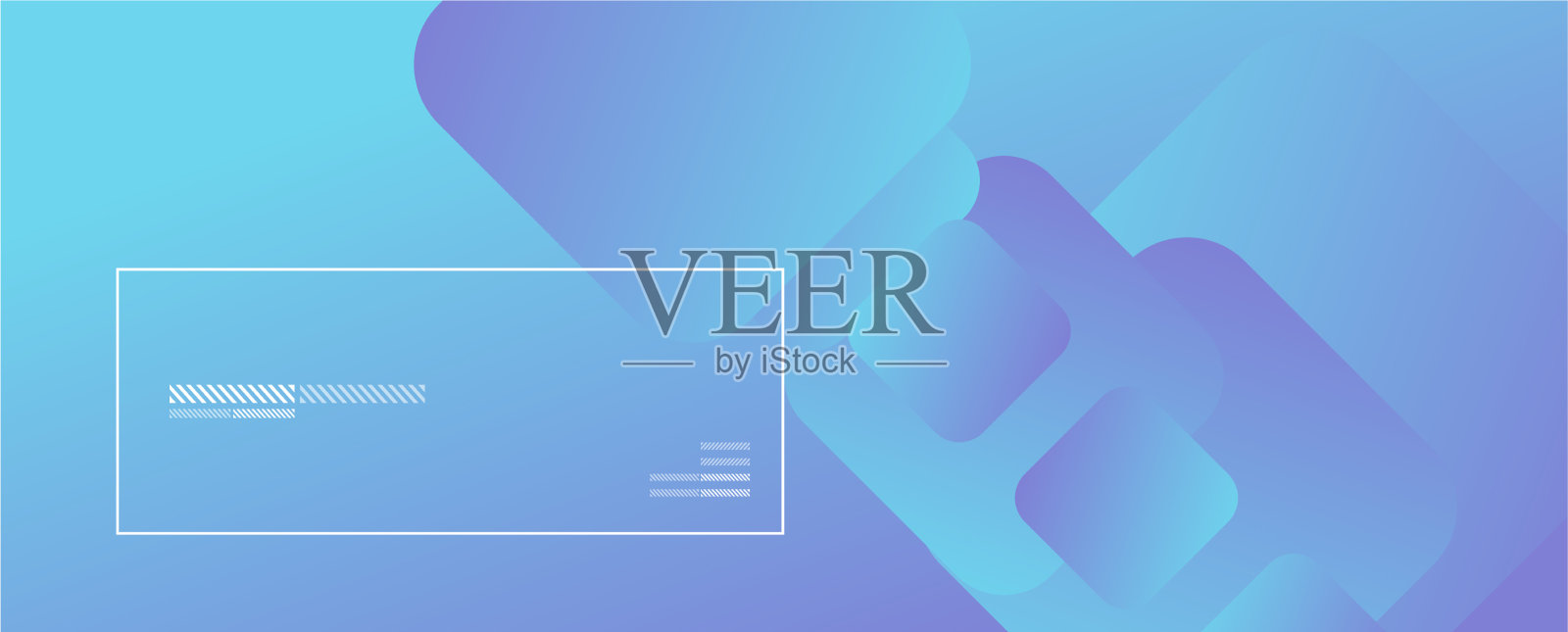 正方形形状构成几何抽象插画图片素材