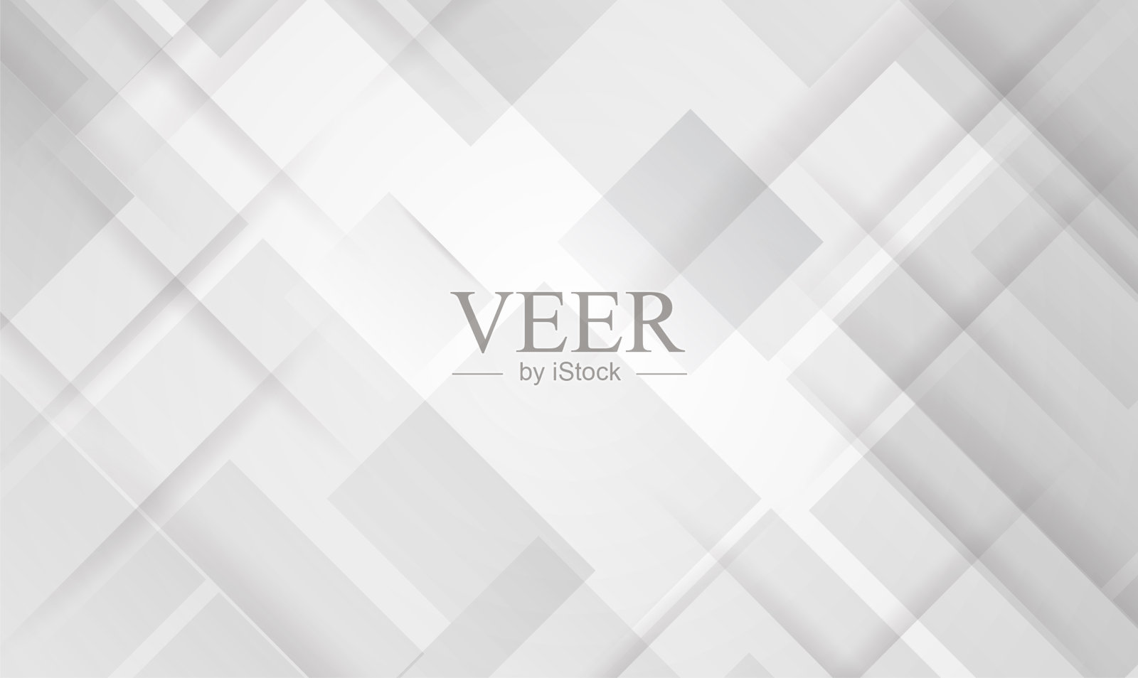 抽象技术白色和灰色现代背景设计，白色几何纹理。矢量图插画图片素材