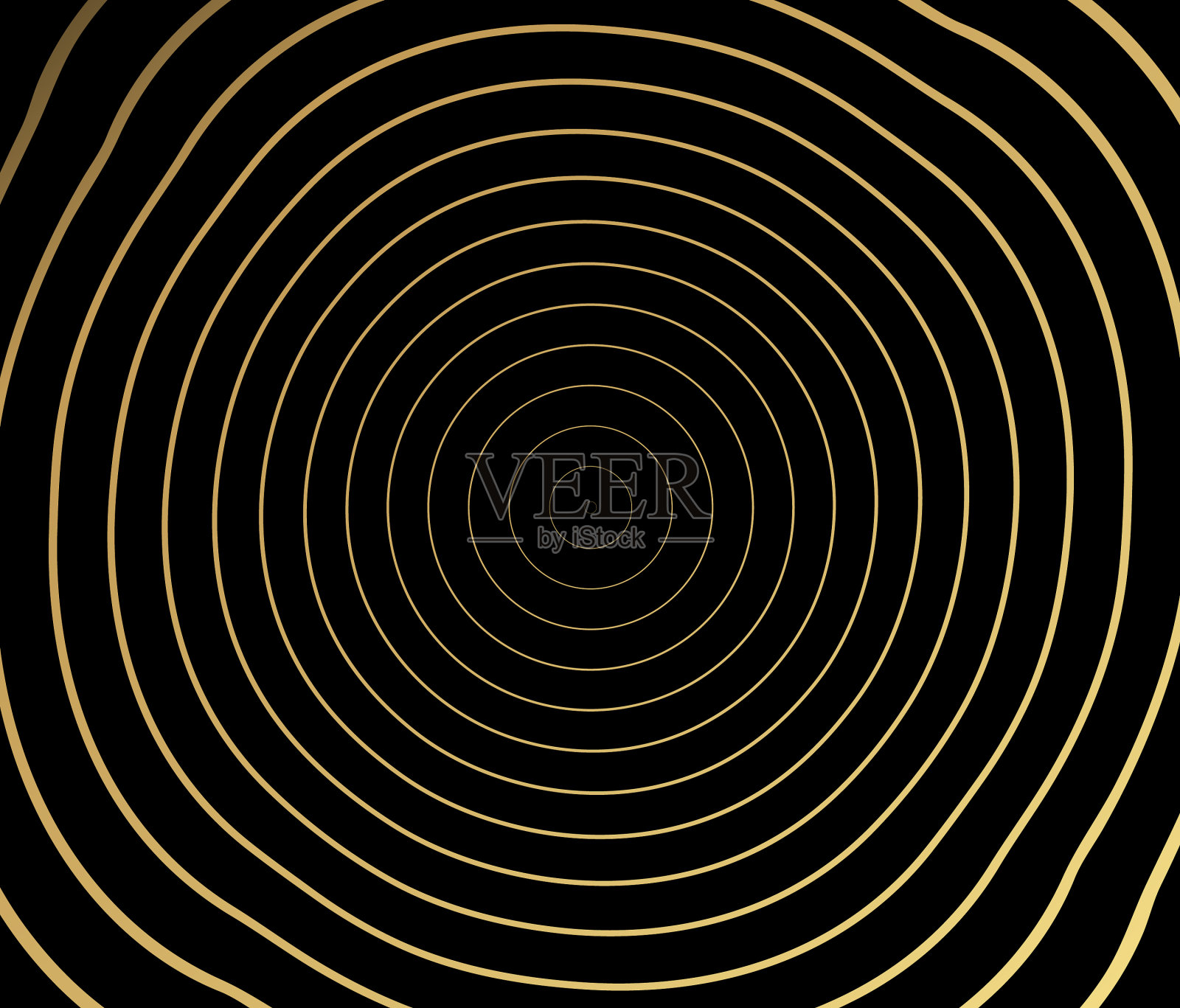 抽象金色豪华色圈半调插画图片素材