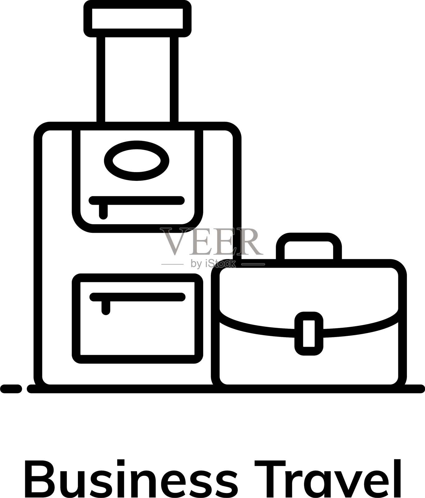 商务旅行插画图片素材
