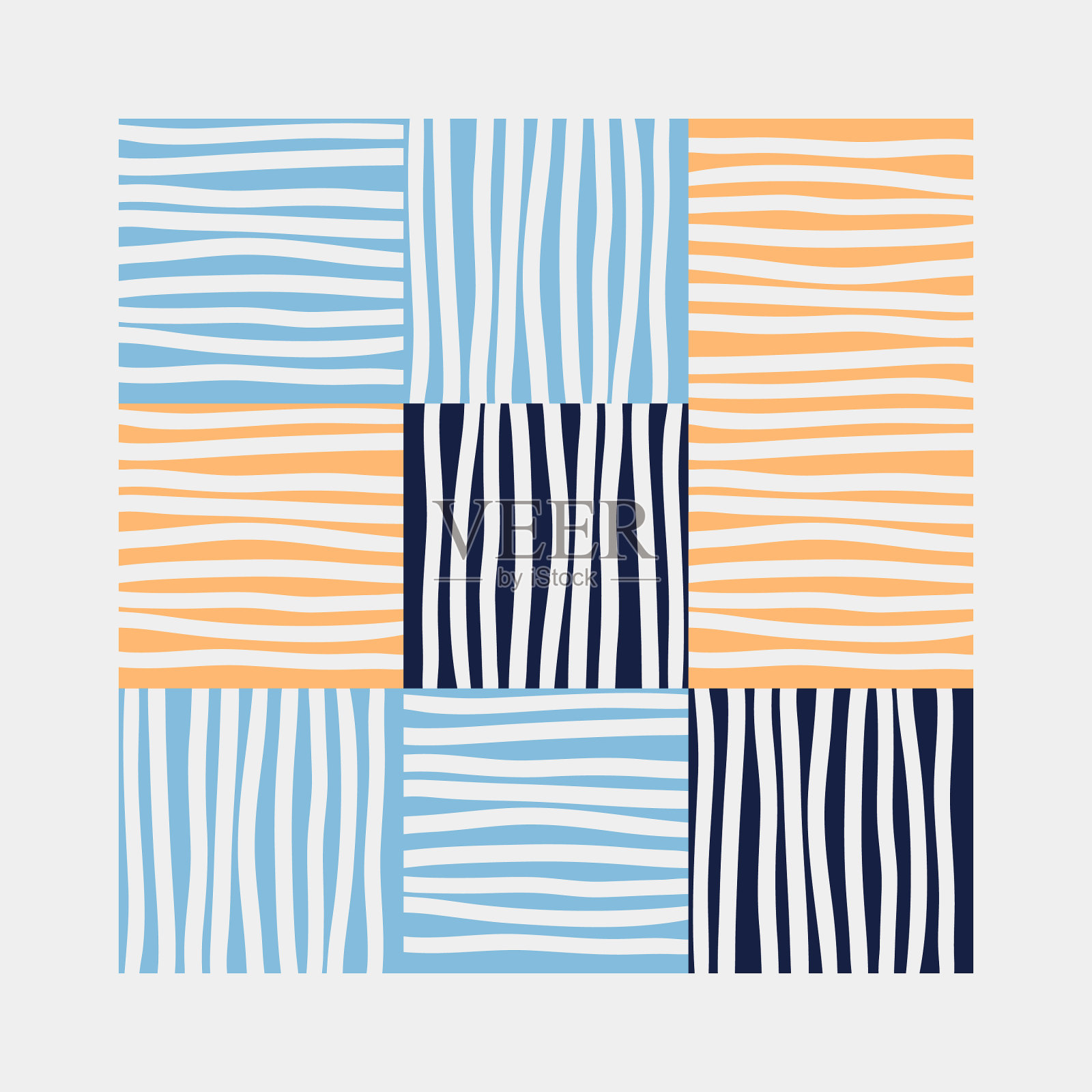 抽象手绘图案设计插画图片素材