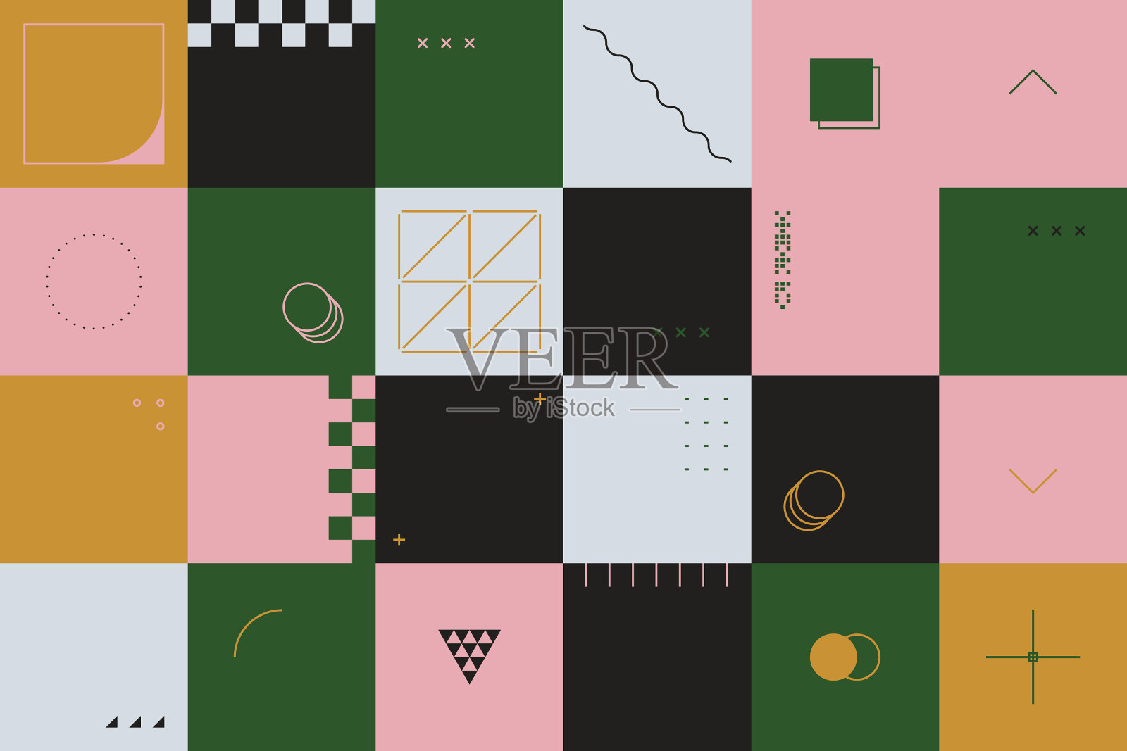 数字设计抽象模式插画图片素材