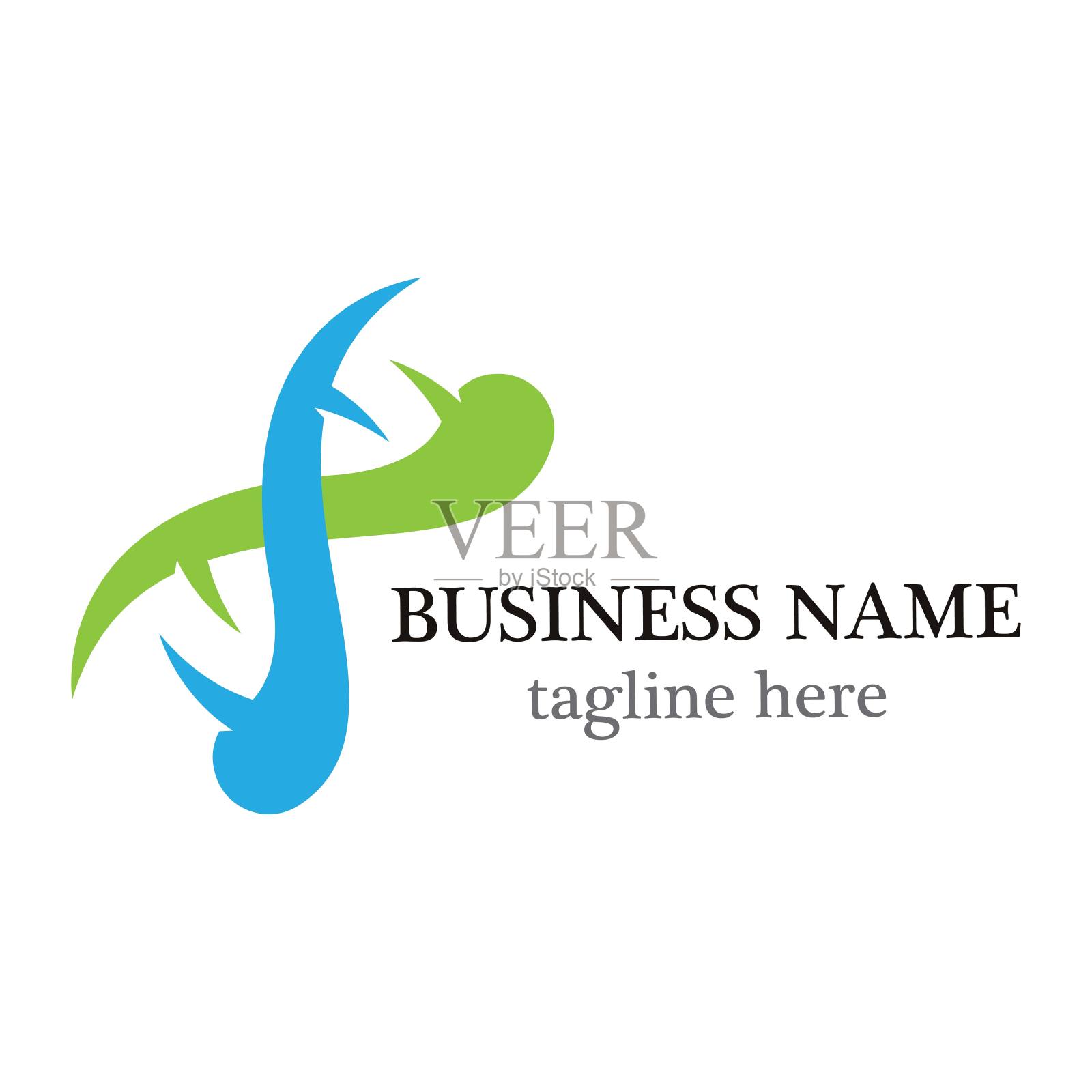 DNA标志模板插画图片素材