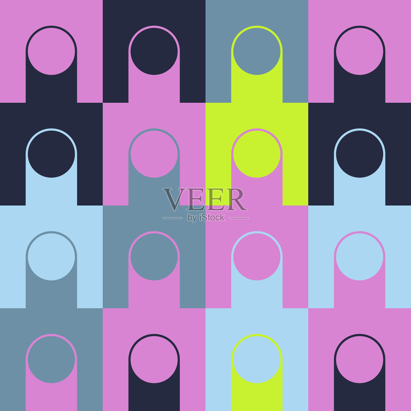 新现代主义艺术品图案设计插画图片素材