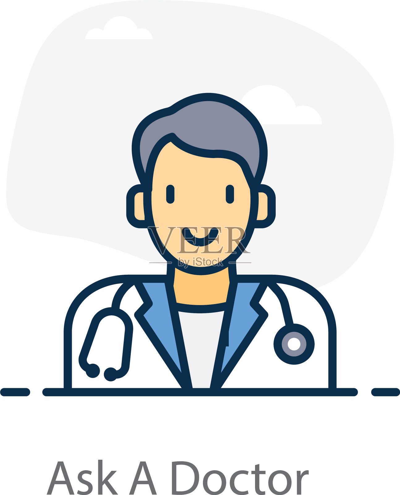 医生插画图片素材