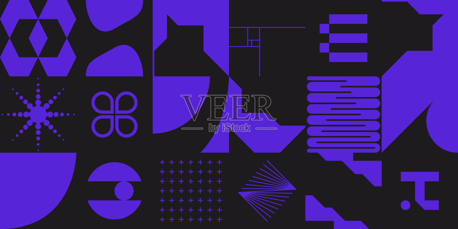 新现代主义艺术品图案设计插画图片素材