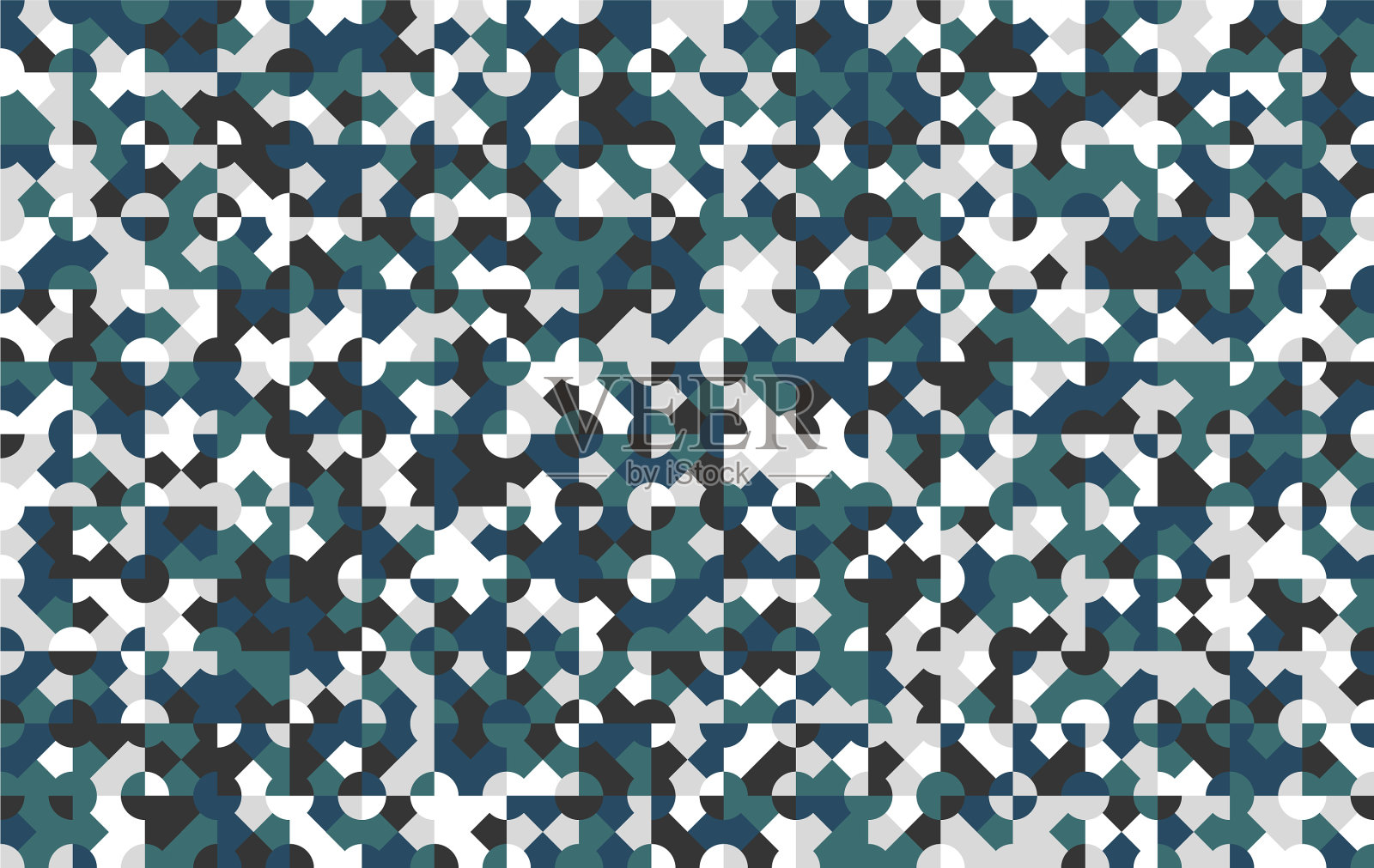 马赛克抽象图案设计插画图片素材