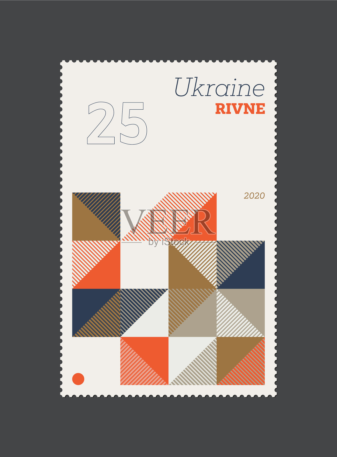 邮票模型设计插画图片素材