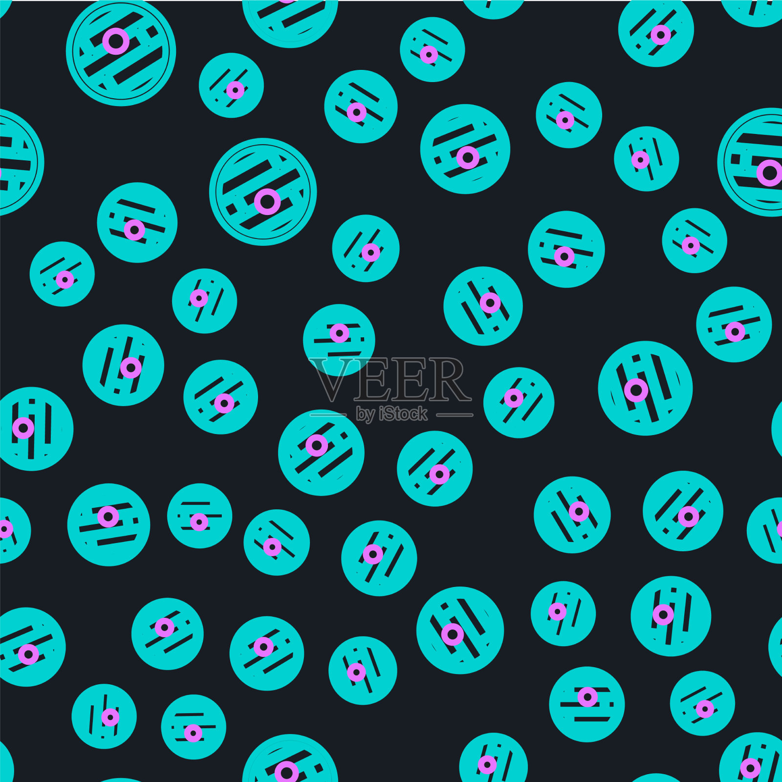 线折叠地图与位置标记图标孤立插画图片素材