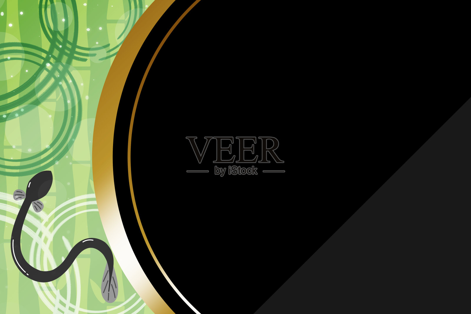 鳗鱼的背景插画图片素材