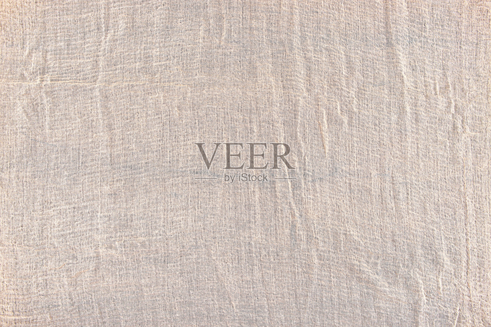 纱布桌布纹理背景。照片摄影图片