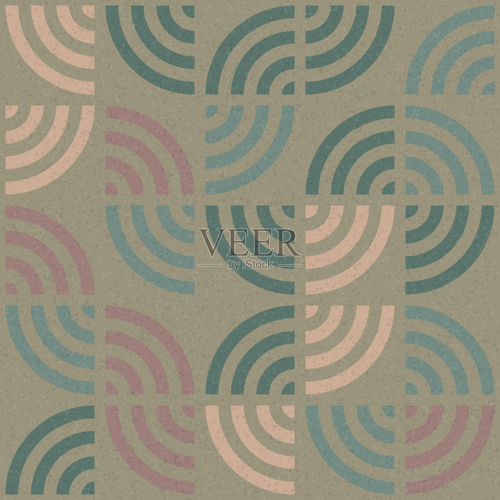 抽象几何图案生成计算艺术插图插画图片素材