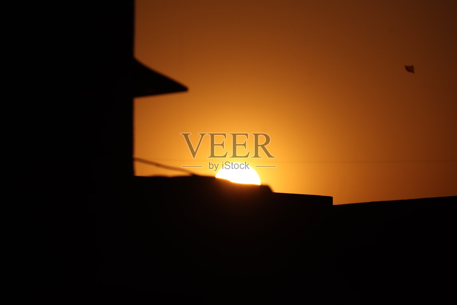 夕阳照片摄影图片