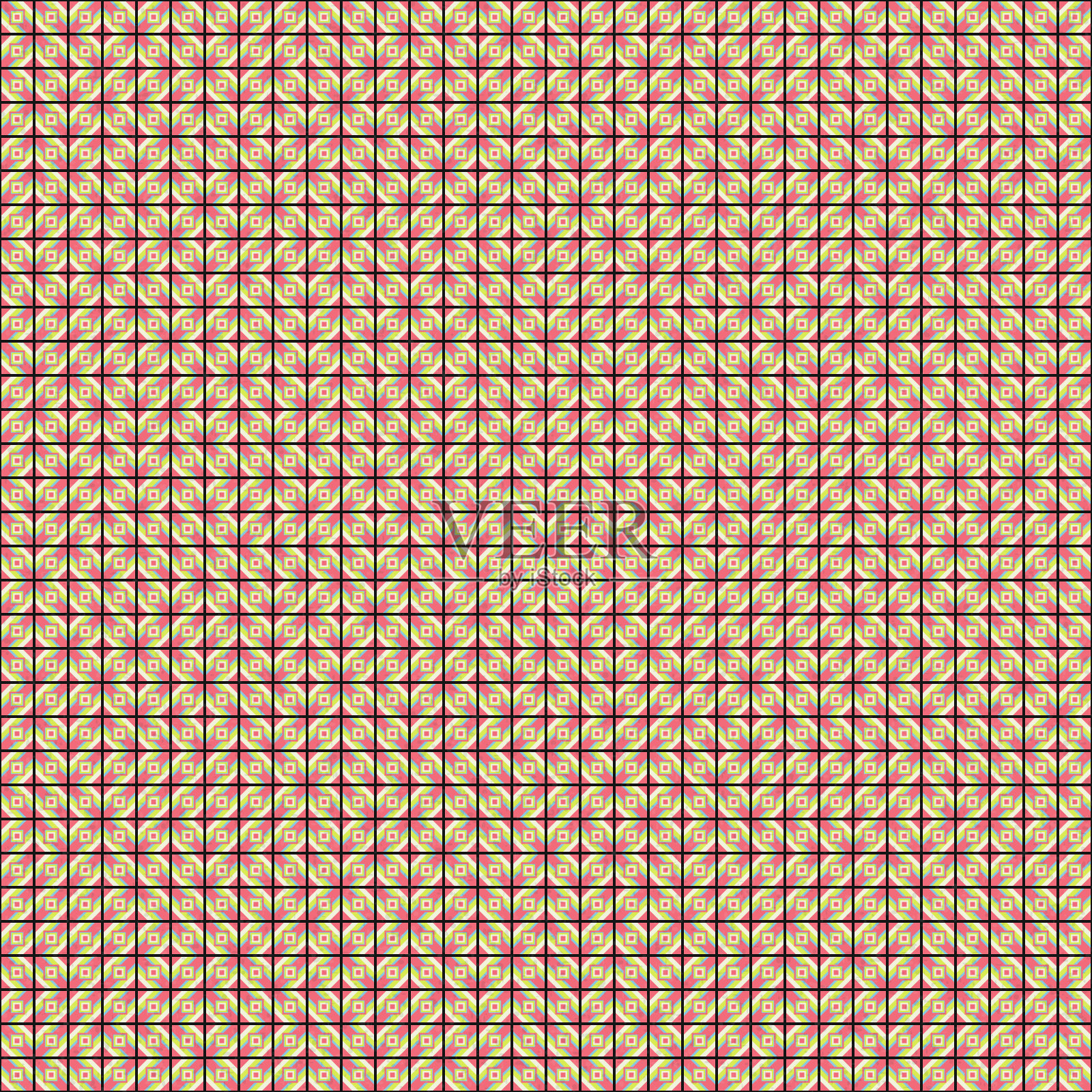 抽象几何图案生成计算艺术插图插画图片素材