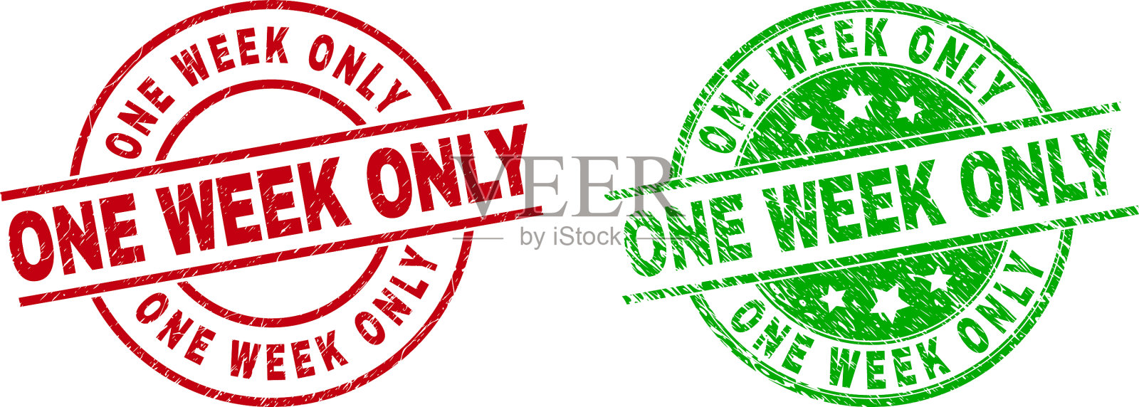 一周只有圆形的水印与污浊插画图片素材