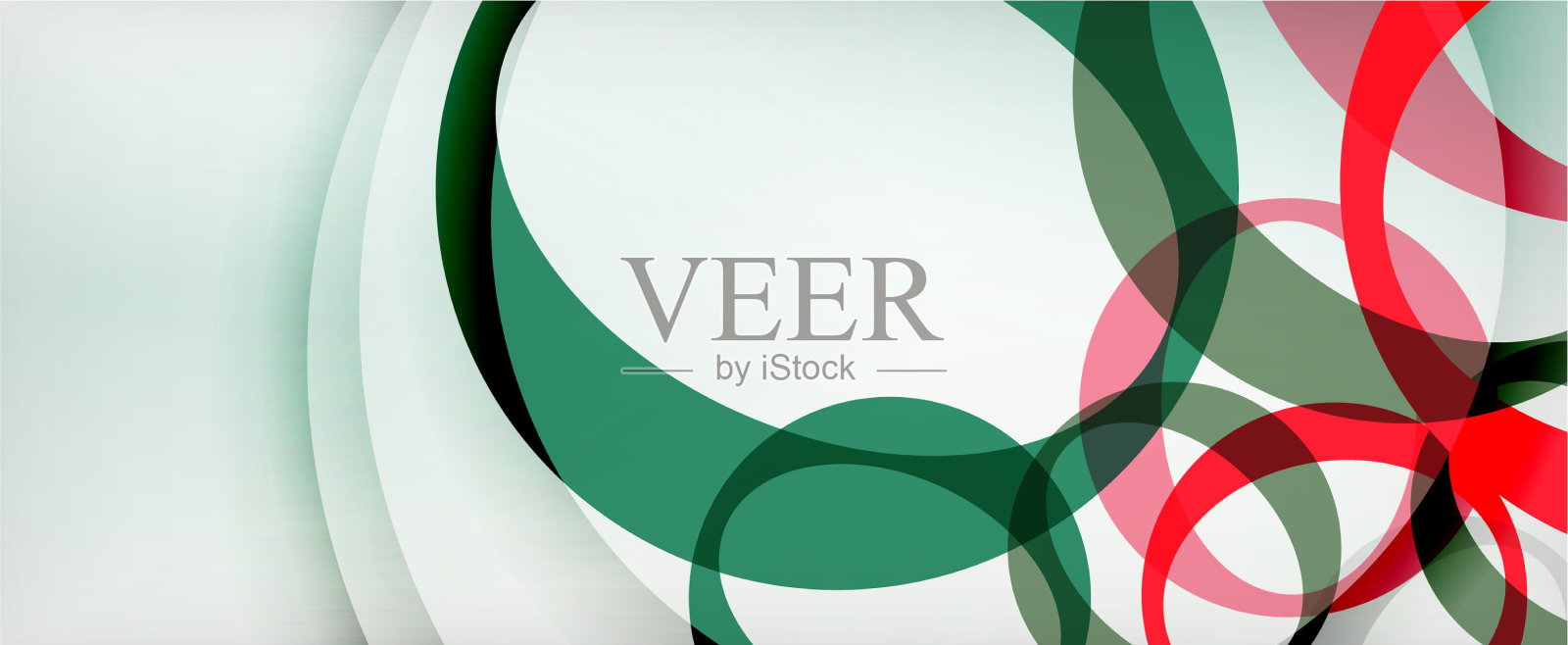 环形几何形状o字母重复插画图片素材