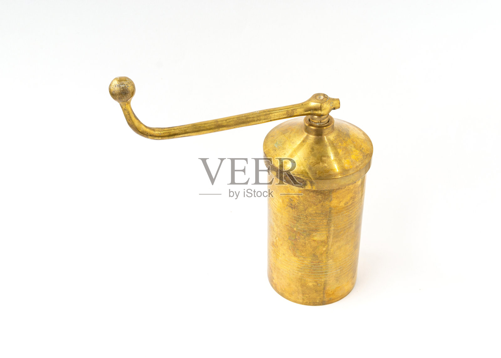 铜饼干模具隔离在白色背景上。照片摄影图片