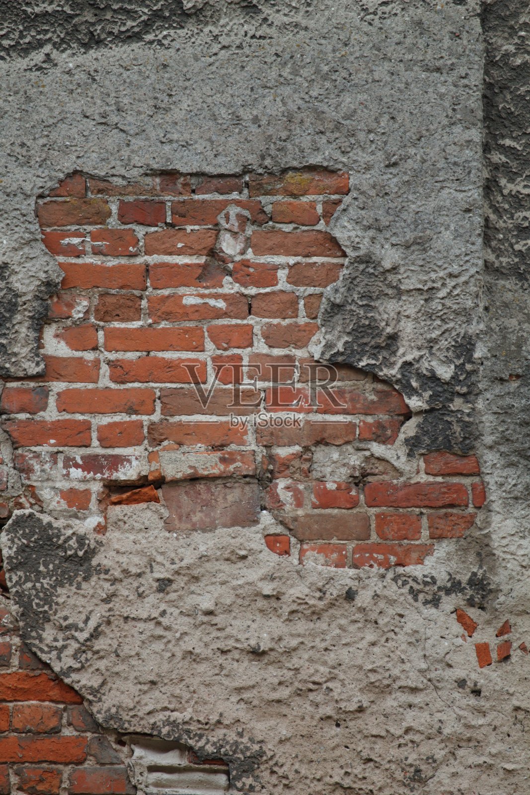 老房子受损照片摄影图片
