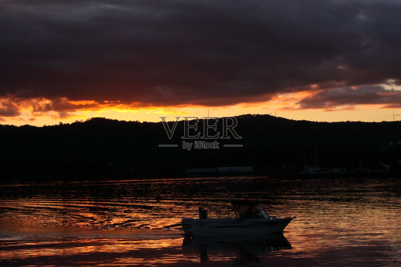 日落的观点照片摄影图片