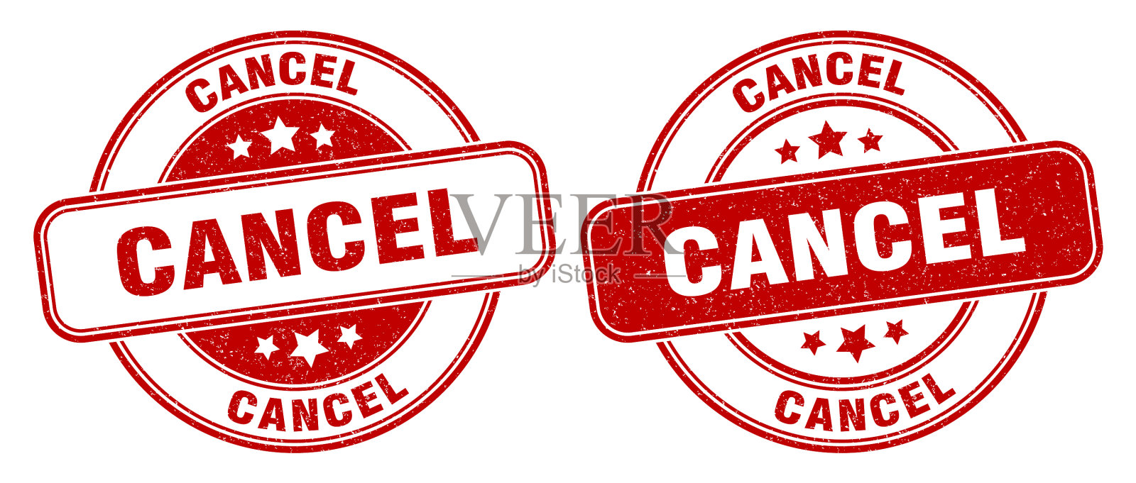 取消邮票取消标签round grunge标志插画图片素材