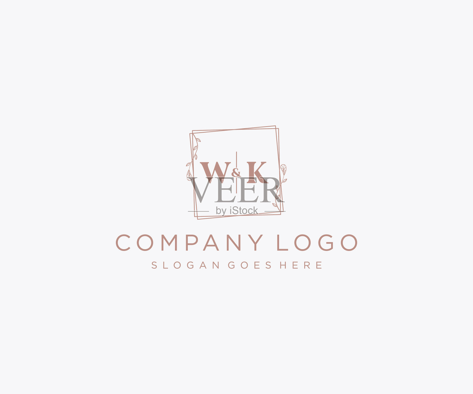 最初的wkters装饰豪华婚礼标志插画图片素材