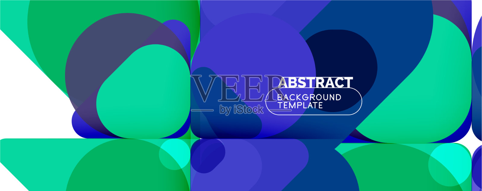 现代几何圆形和动态线条插画图片素材