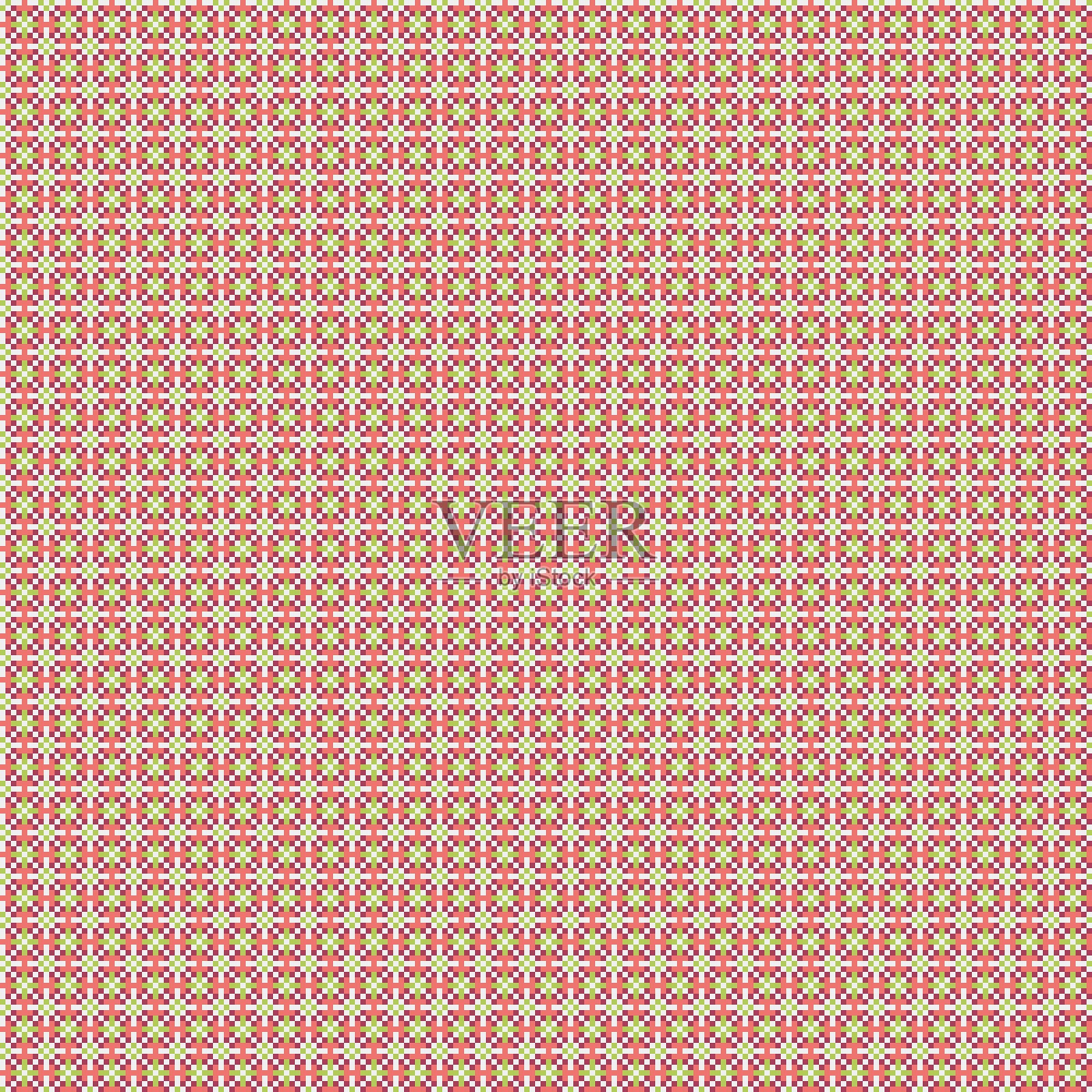 点阵生成式计算艺术插画插画图片素材