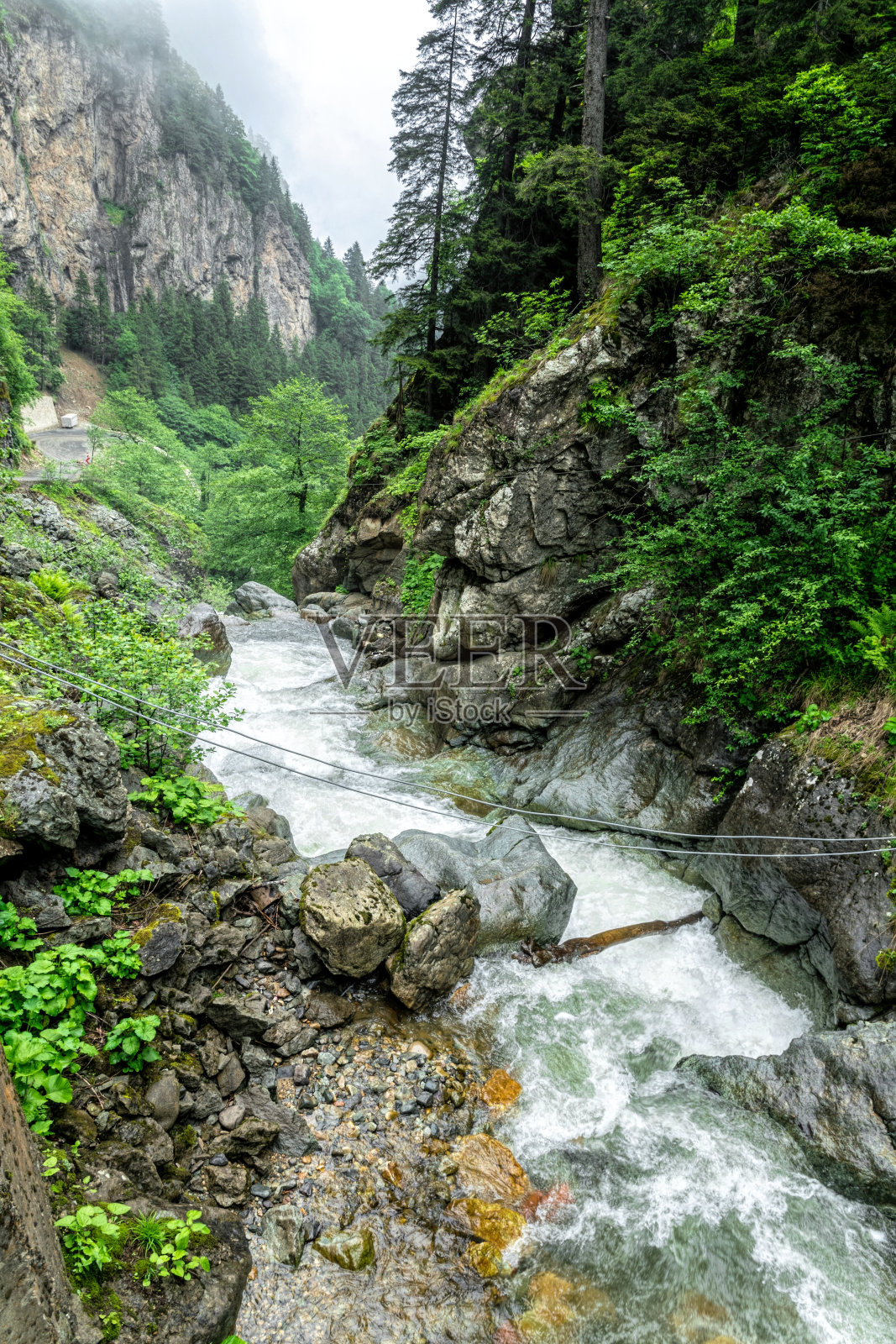 土耳其的山泉和瀑布照片摄影图片