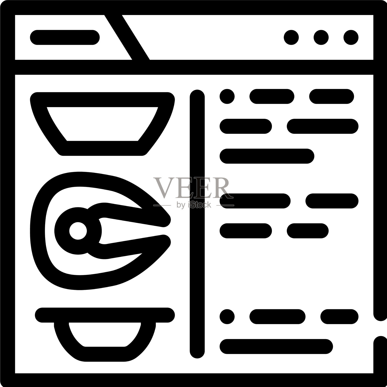 在网站上订购航空食品设计元素图片