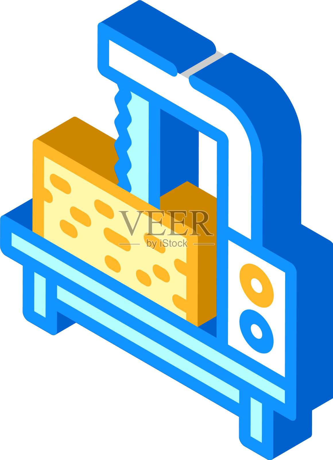 细木工课程等距图标设计元素图片