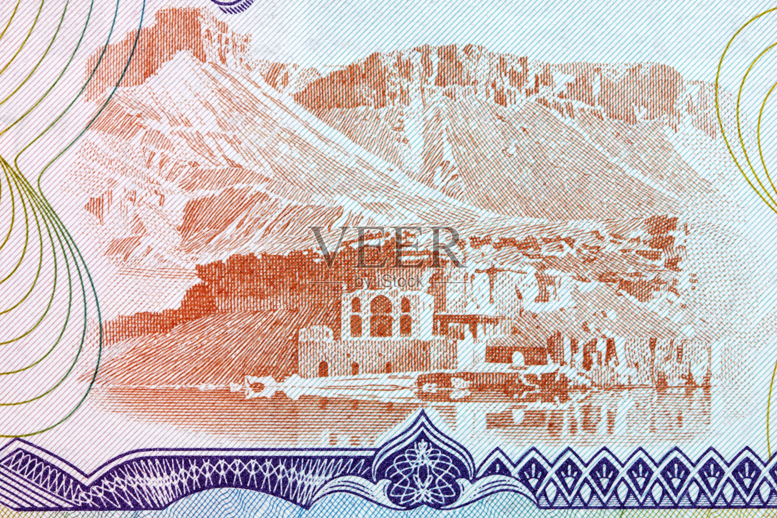 堡垒从阿富汗钱照片摄影图片