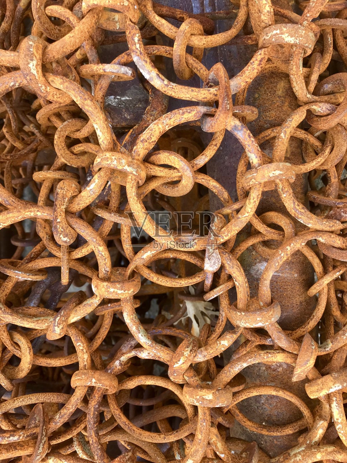 生锈的铁链照片摄影图片