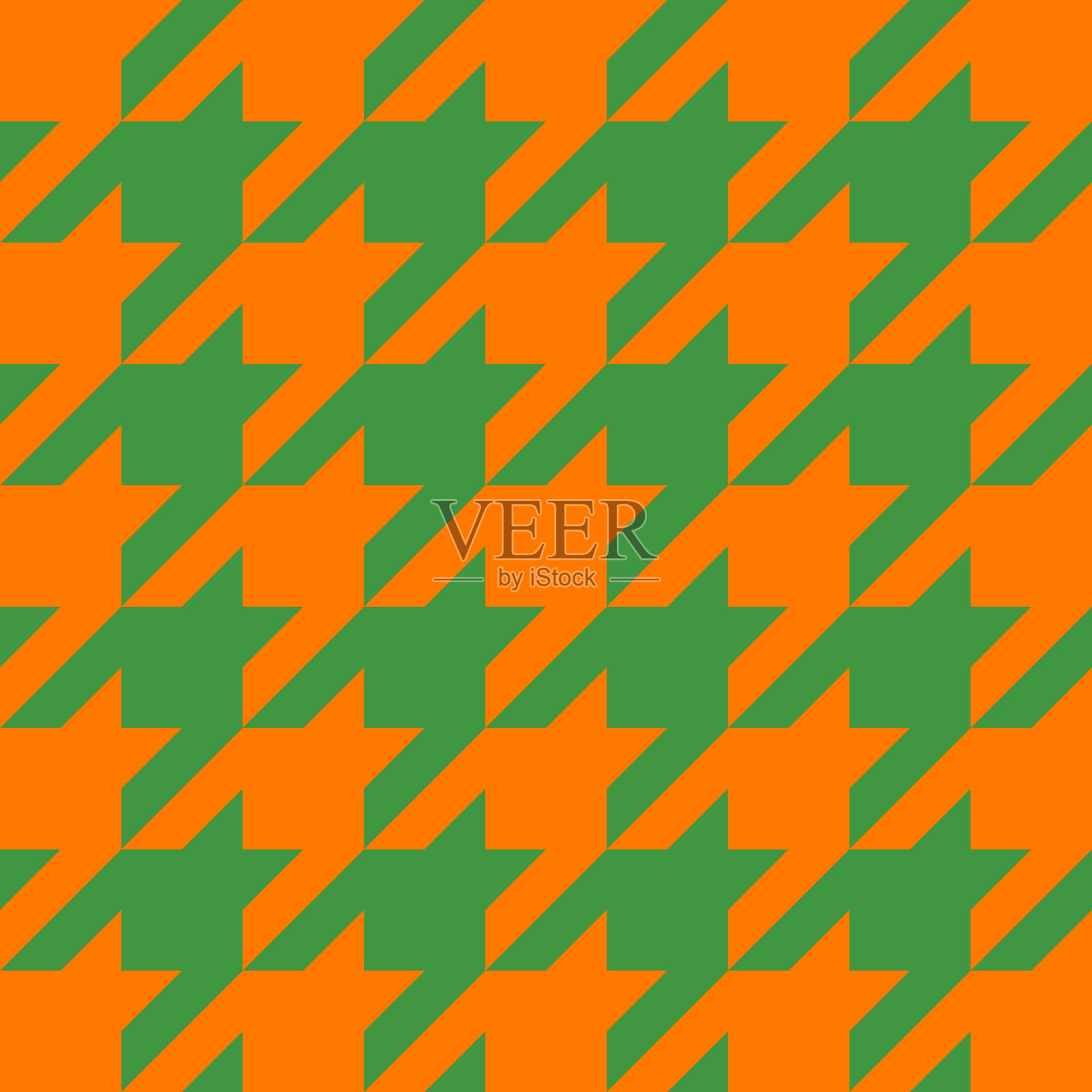 鹅脚圣帕特里克日模式插画图片素材