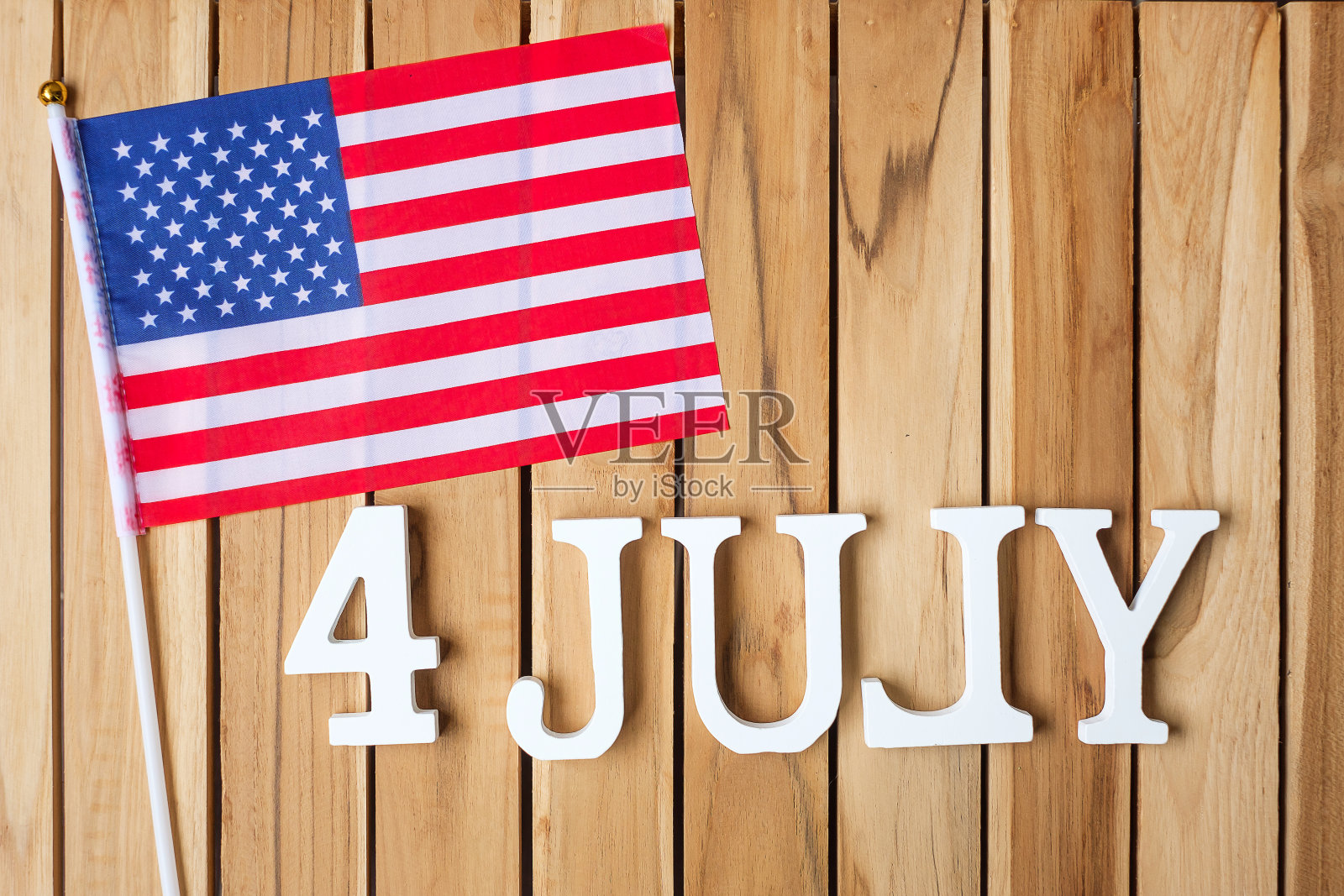 7月4日正文美利坚合众国国旗背景。美国的独立节日和庆祝概念照片摄影图片