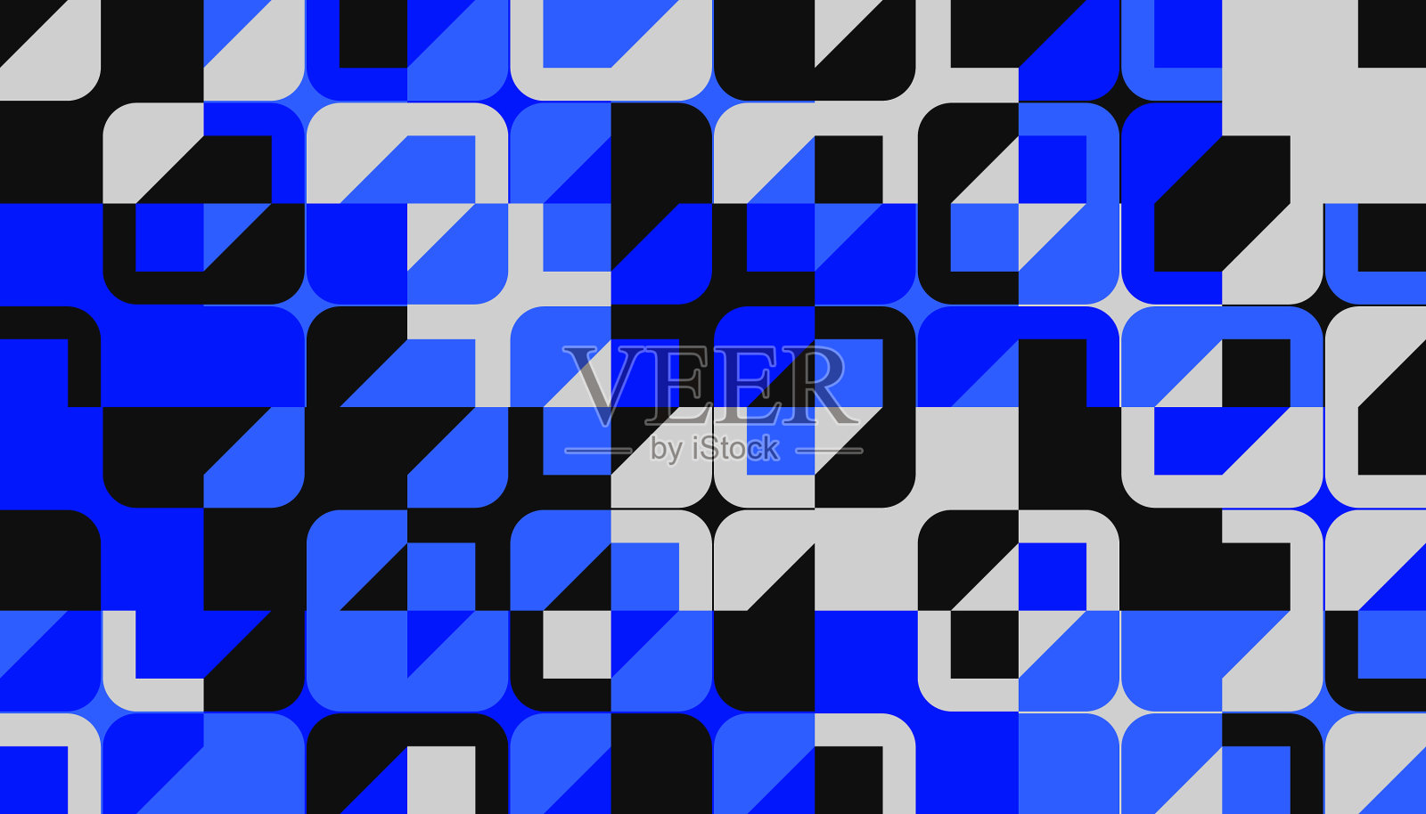 彩色几何图案设计插画图片素材