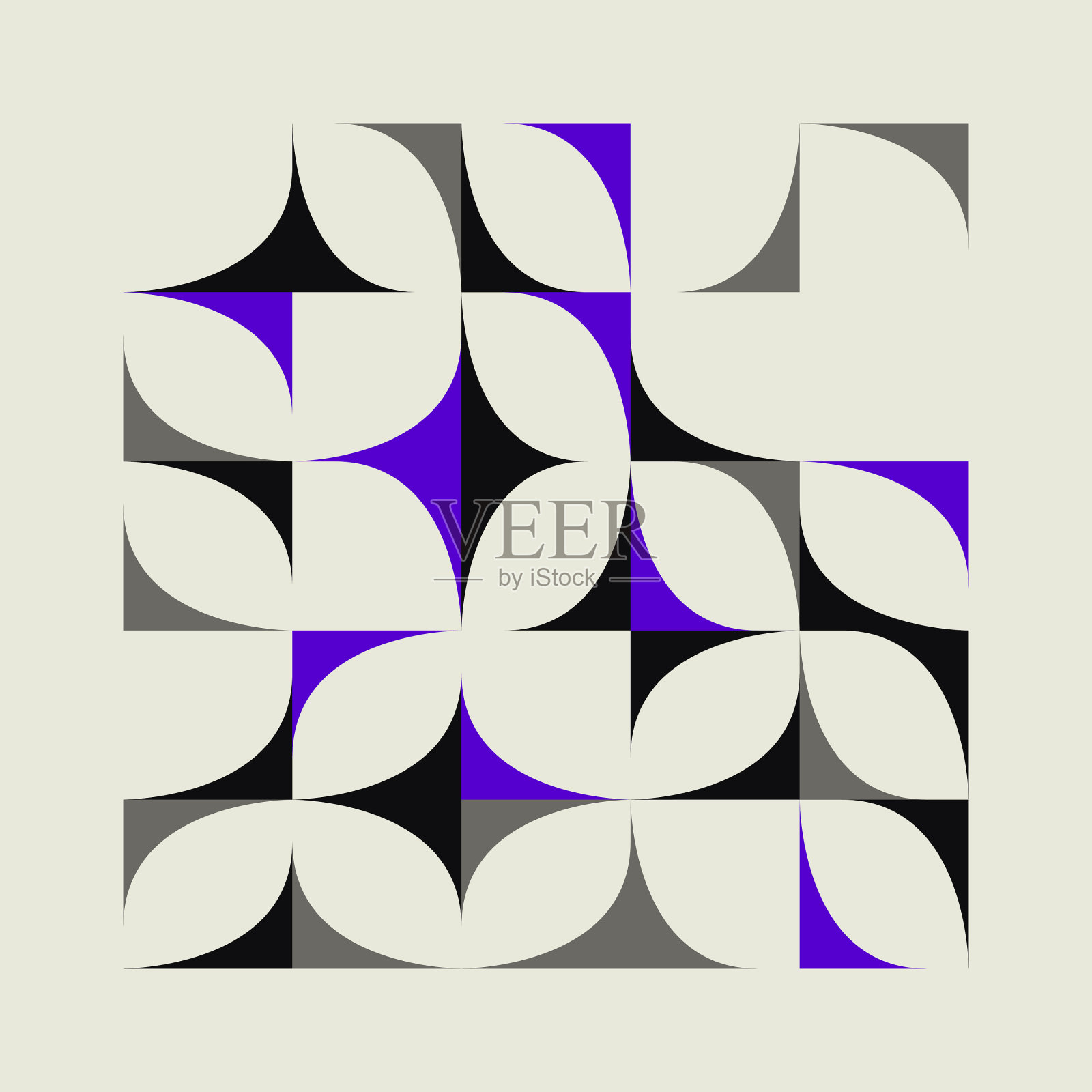 几何抽象元素设计插画图片素材