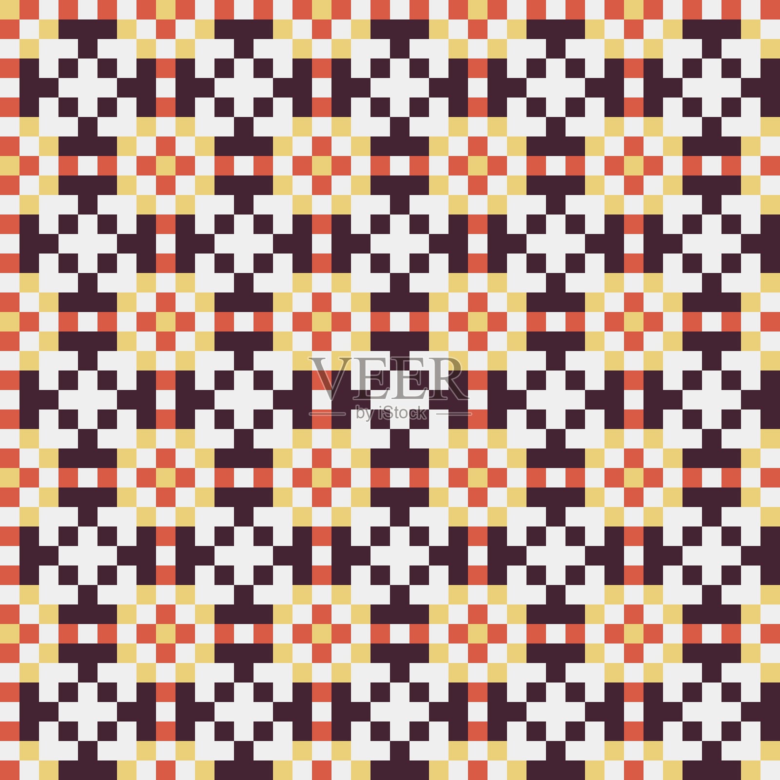 抽象交叉图案点生成计算艺术插图插画图片素材