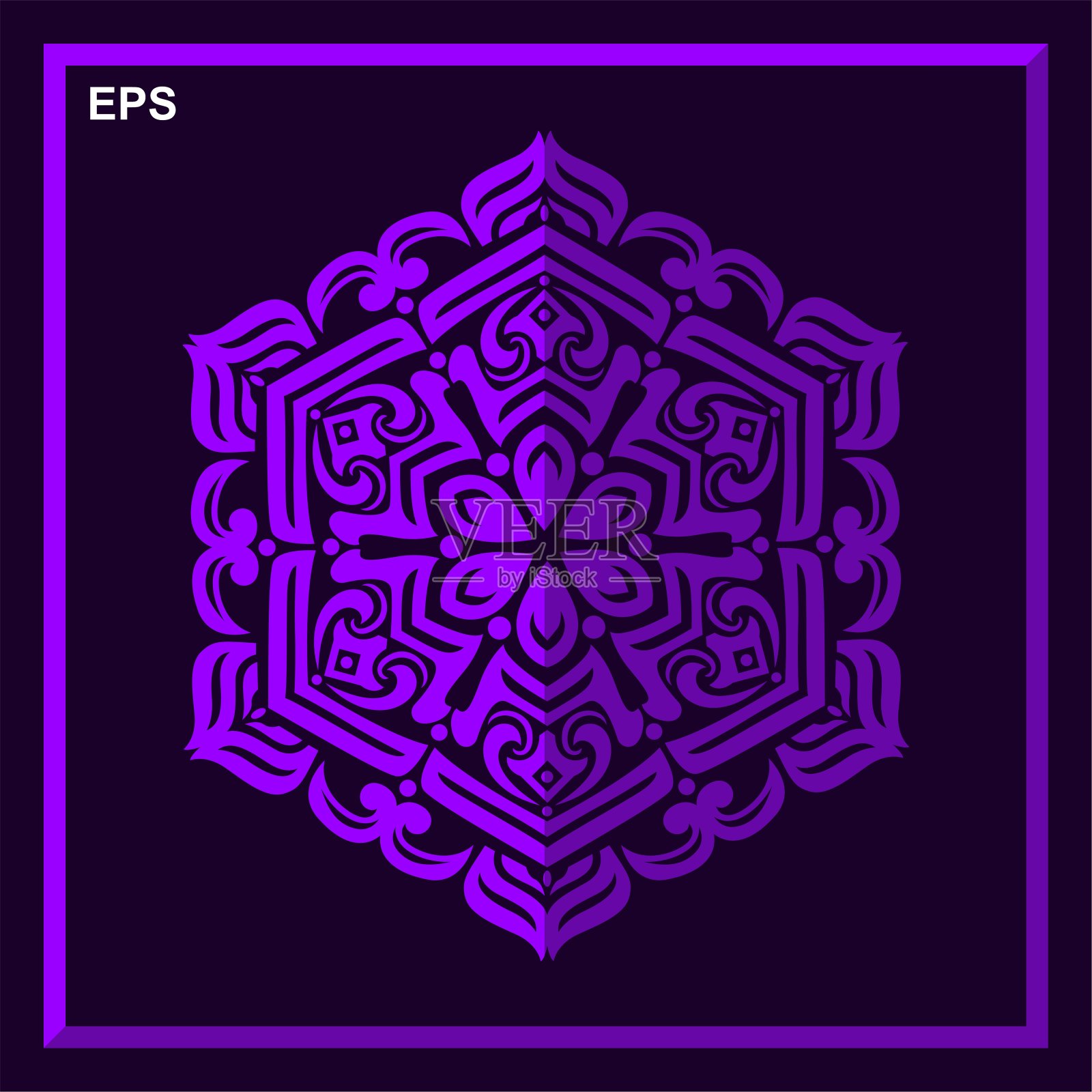 曼荼罗艺术插画图片素材