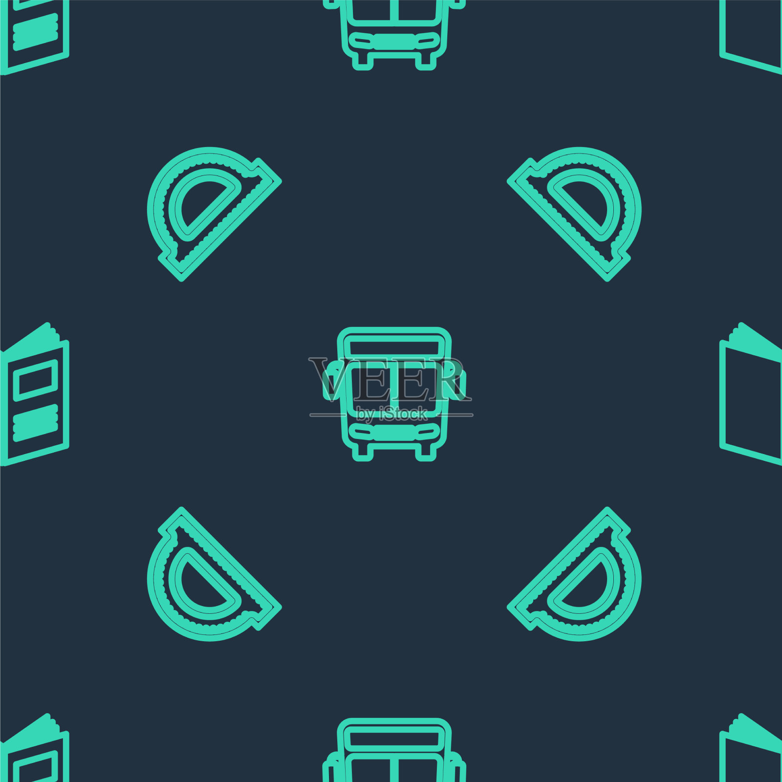 设置线母线量角器网格，打开书图标素材