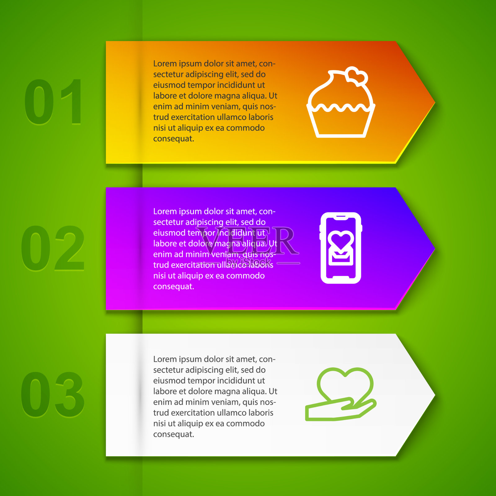 定线婚礼蛋糕用心移动心插画图片素材