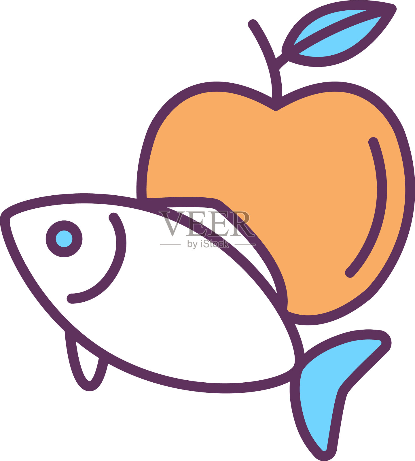 健康营养RGB颜色图标设计元素图片