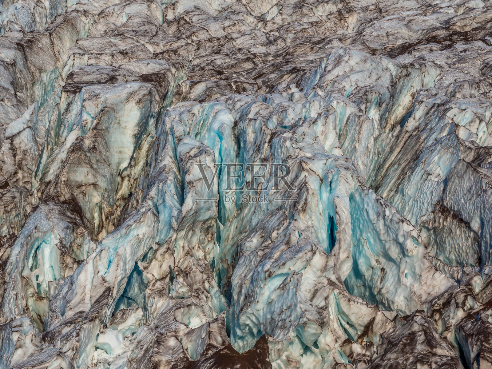 北喀斯喀特的贝克山的科尔曼冰川照片摄影图片