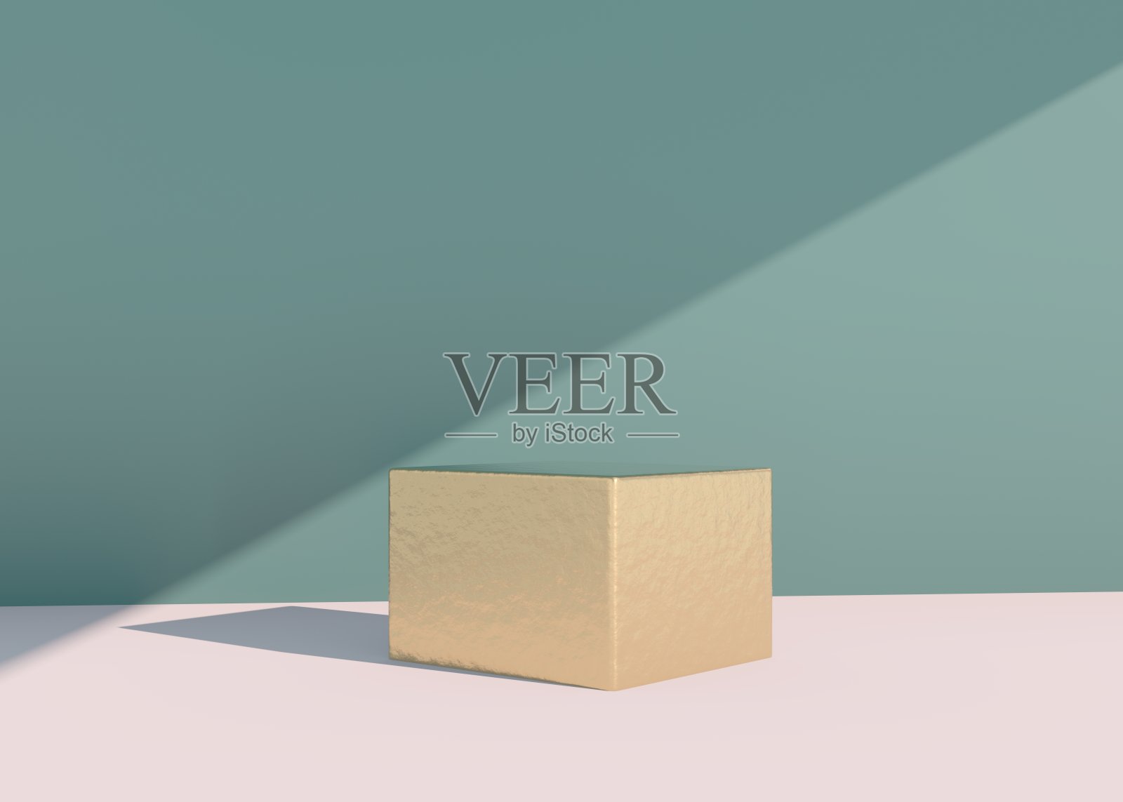 抽象的空讲台与阴影。产品展示的模拟台。3 d渲染。最小的概念。显示产品。照片摄影图片