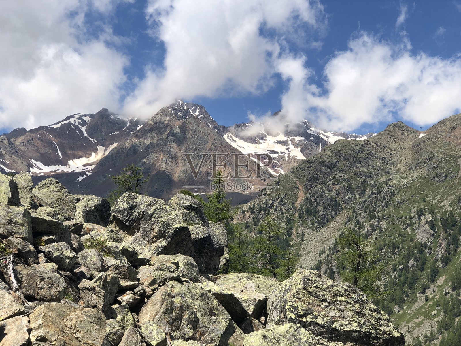 南蒂罗尔美丽的风景照片摄影图片